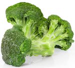 broccoli isolated on white background