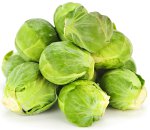 Isolated brussels sprouts