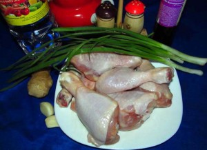 Продукты для курицы в остром соусе