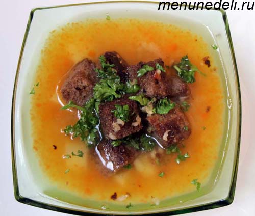 Гороховый суп с говядиной: пошаговый рецепт с фото | Меню недели
