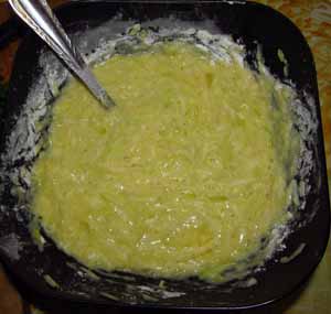 Тесто для кабачкового торта