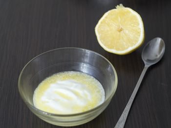 Йогурт яйца лимонный сок и сливочное масло