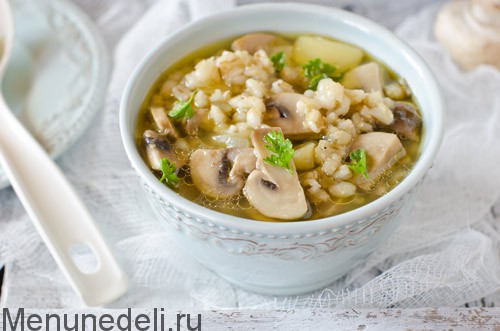 Суп из грибов с перловкой в мультиварке, рецепт с фото — конференц-зал-самара.рф