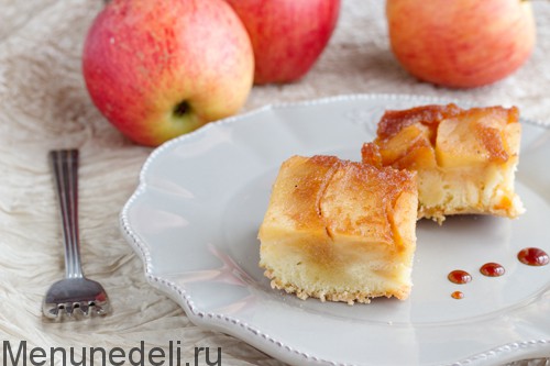 Пышная шарлотка с яблоками | Рецепты блюд