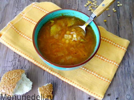 Фасолевый суп с капустой рецепт с фото блюда