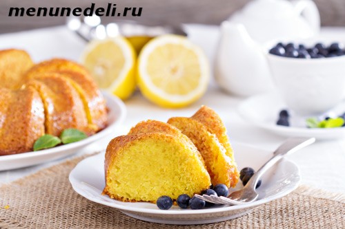 Простой лимонный кекс: как приготовить вкусный десерт