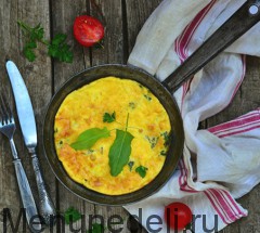 omlet s zelenyu