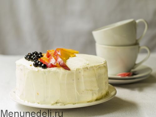 Пчелиный торт с персиком - Рецепты Термомикс | Терморецепты
