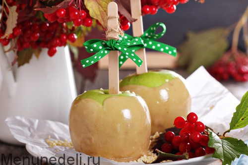 Яблоки В Карамели Фото