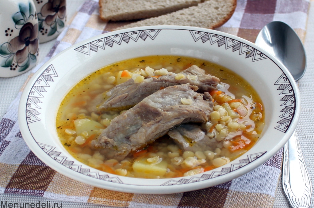 Суп со свининой - пошаговый рецепт с фото