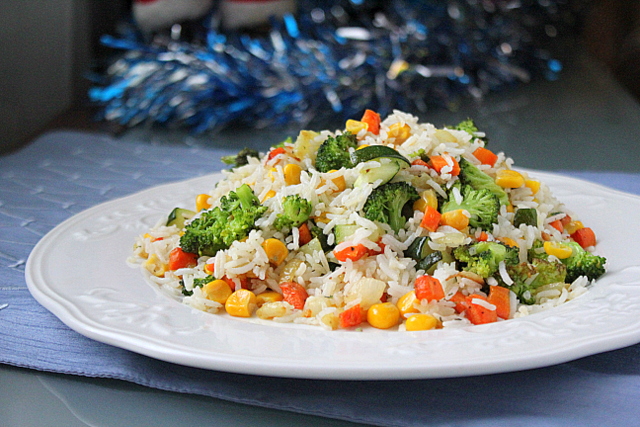 Рис с овощами &#8211; рецепт с пошаговыми фото
