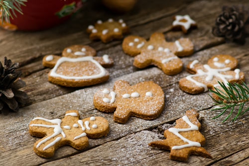 Рецепт новогоднего имбирного печенья с глазурью