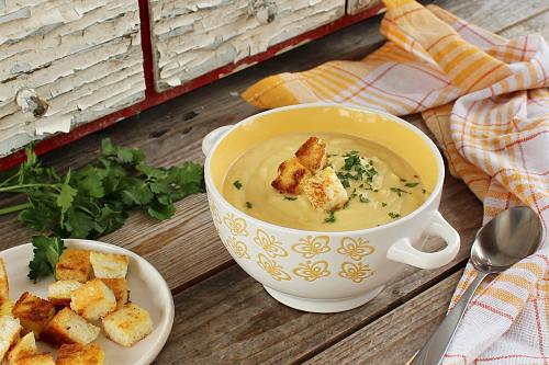 Крем-суп из корня сельдерея и тыквы - пошаговый рецепт с фото