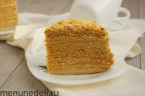 Простой медовый торт: пошаговый рецепт