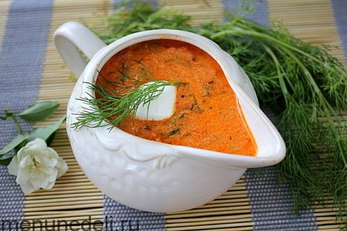 Как приготовить и заморозить томатно-сметанный соус для голубцов
