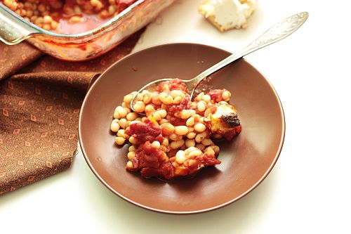 Белая фасоль в остром томатном соусе - пошаговый рецепт с фото на Готовим дома