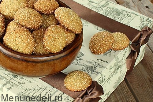 Грильяжное печенье с кунжутом - пошаговый рецепт с фото на gkhyarovoe.ru