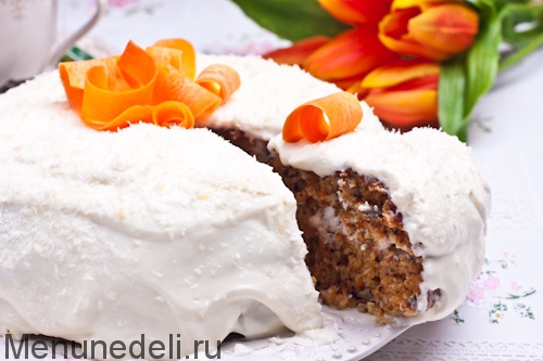 Морковный пирог на кефире: 10 фото в рецепте