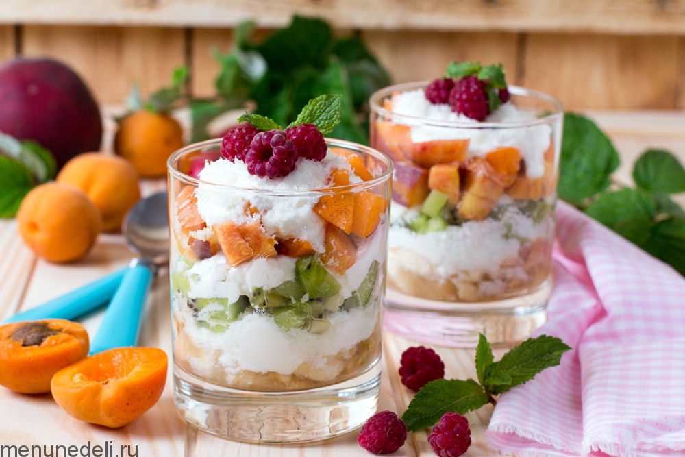 Recept Fruktovogo Salata S Kokosovoj Struzhkoj Menyu Nedeli