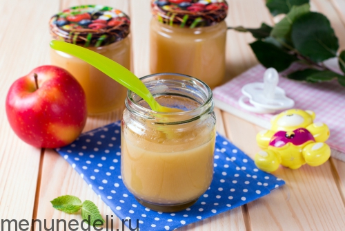 Вкусные и полезные рецепты пюре из печеных яблок