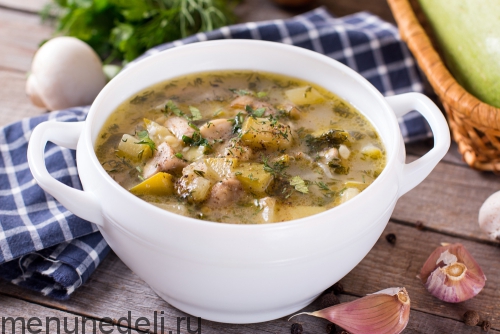 Суп из кабачков - рецепты с фото