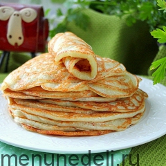 Блинчики на кефире для ребенка 1 год