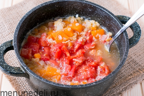 Тыквенно-чечевичный суп-пюре, пошаговый рецепт с фото