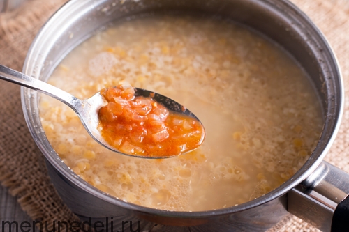 Эзо чорбаси - турецкий суп с булгуром и чечевицей рецепт