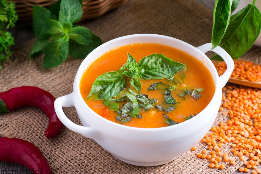 Суп из красной чечевицы: пошаговый рецепт приготовления