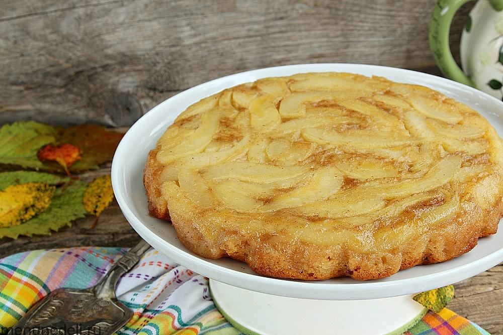 Пошаговый рецепт пирога с грушами🍐, орехами и шоколадом🍫 в духовке