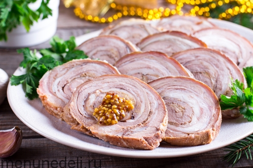 Рулет свиной - пошаговый рецепт с фото