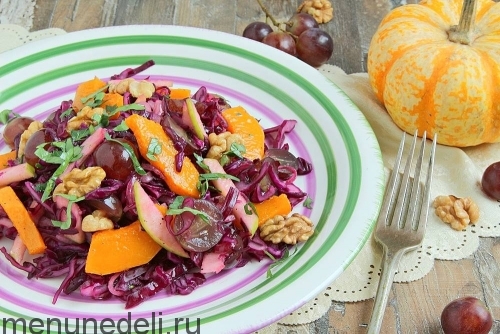 Салат из красной капусты - пошаговый рецепт с фото на malino-v.ru