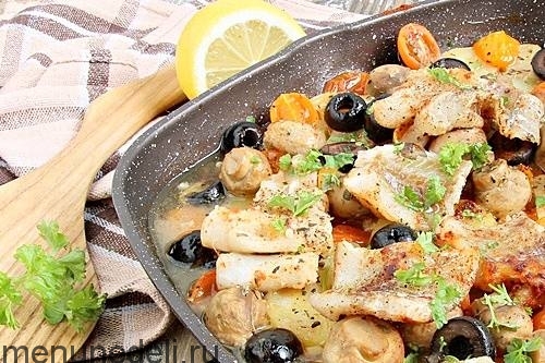 Как приготовить рыбу по-гречески, пошаговый рецепт с фото