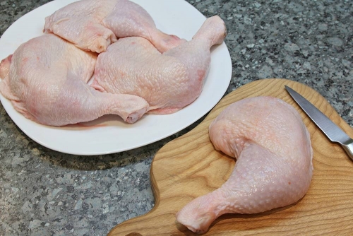 Фаршированные куриные окорочка – пошаговый рецепт приготовления с фото