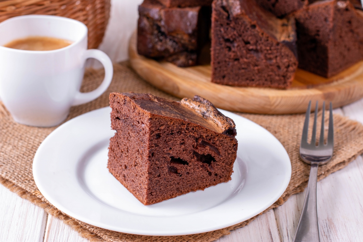 Шоколадный пирог с грушами – кулинарный рецепт
