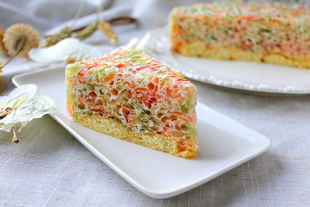 Торт с желе и ягодами - пошаговый рецепт с фото на уральские-газоны.рф