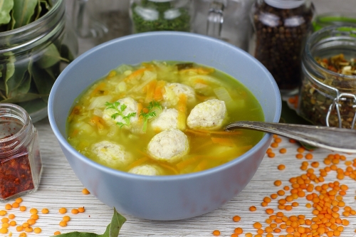 Куриный суп с чечевицей - рецепт приготовления с фото от paraskevat.ru