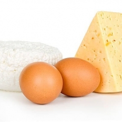 Из яиц и сыра
