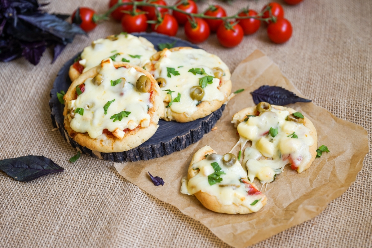 Порционная пицца с халапеньо и салями – пошаговый рецепт приготовления с фото
