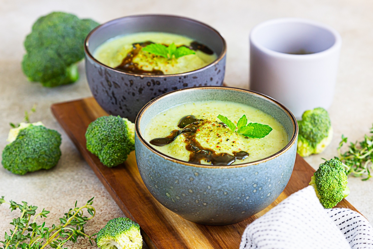 Как приготовить рецепт Крем-суп из брокколи