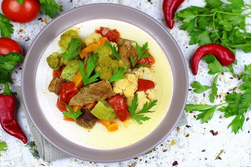 Тушеные овощи с мясом – пошаговый рецепт приготовления с фото