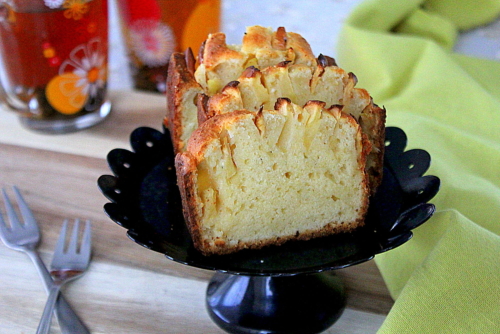 Творожный кекс с яблоками – простой и вкусный рецепт, как приготовить пошагово