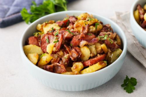 Теплый картофельный салат — рецепты | Дзен