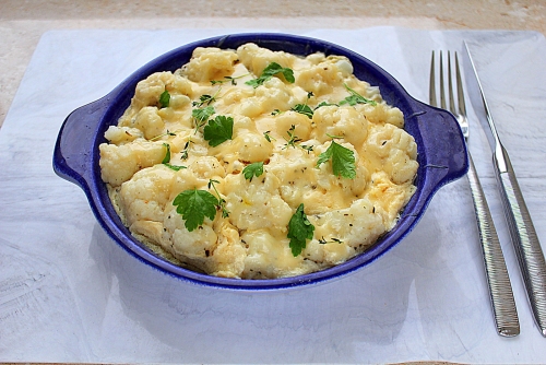 Цветная капуста с сыром в духовке - Пошаговый рецепт с фото. Вторые блюда. Блюда в духовке