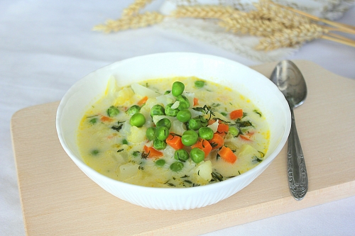 Суп из брокколи и цветной капусты