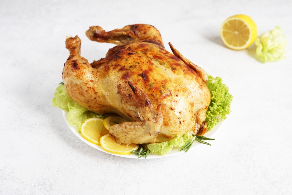 Как приготовить Как запечь курицу целиком с корочкой хрустящей просто рецепт пошаговый