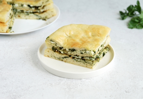 Осетинские пироги с сыром и зеленью — рецепт с фото