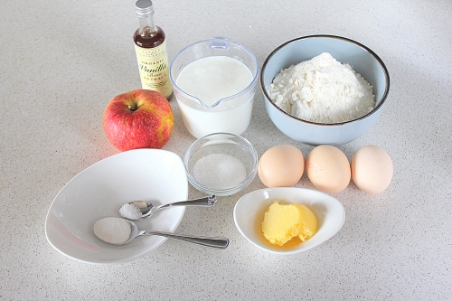 Как приготовить Вкусные оладьи на кефире с яблоками на сковороде просто рецепт пошаговый