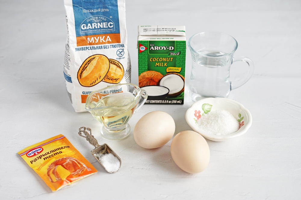 Рецепт безглютеновых блинов на кокосовом молоке