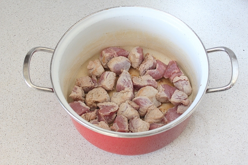 Рецепт: Овощное рагу с мясом - с говядиной